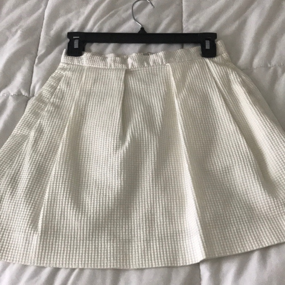 White skirt